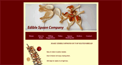 Desktop Screenshot of ediblespoons.co.uk